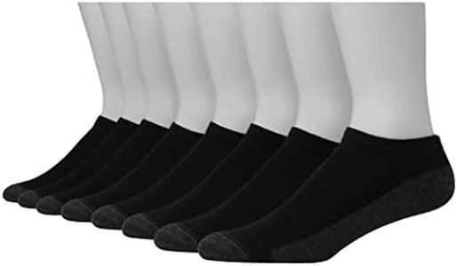 Hanes Ultimate mens Socks, 8-pair Hanes Ultimate Men s 8 Pack Ultra Cushion FreshIQ Odor Control with Wicking Low Cut Socks Black, Black, One Size US, Black, One Size