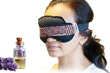 Aksobha- Down to Earth Eye Hot & Cold Therapy Mask with Lavender Essential Oil (15 Ml) - Eye Patches, Sleeping Pad for Eyes