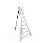 Henchman 10ft. (3.0m) 3 Leg Adjustable Platform Tripod ladder with a 150KG Load Capacity. 5 Year Warranty