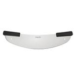 BOLEX 20'' High Carbon Stainless Steel Pizza Rocker Knife with Non-Slip Handle, Rocker Pizza Knife for Commercial, Home