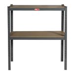 Powarack Boltless Shelving Unit - Heavy Duty Metal Racking - 2/3 / 5 Shelf Options - 265kg Per Shelf - Versatile Storage for Garage, Utility Room, Kitchen - Multiple Sizes (2 Shelves)