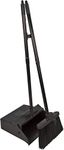 Carlisle FoodService Products Duo-Pan Dust Pan Upright Pan for Floor Cleaning, Restaurants, Office, and Janitorial Use, Plastic, 36 Inches, Black