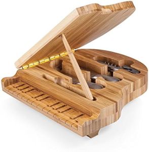 Picnic Time Toscana - a Brand Piano Bamboo Cheese Board/Tool Set, 9-Inch