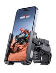 GREFAY Bike Phone Holder Motorbike Phone Holder [1S Quick Release Robust Connections] Anti Shake Universal 360° Bicycle Handlebar Holder for iPhone 17 16 15 14 13 Samsung S23/S22 4.5-7" Smartphone