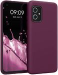 kwmobile Case Compatible with ASUS Zenfone 8 Case - Soft Slim Protective TPU Silicone Cover - Bordeaux Violet