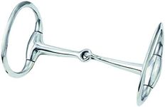 Weaver Leather Draft Bit Eggbutt Snaffle Mouth, Nylon Black, 6"