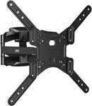 MX 32 to 60 inch Screen TV Wall Mount with Adjustable Full-Motion Mount Tilt and Entertainment Shelf, LED, LCD, OLED and Plasma HD TV Flat Screen TVs Black Mount(MX3884)