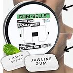 GumBells 12XHARD JAWLINE & FACIAL FITNESS CHEWING GUM (1MONTH PACK) exerciser to Enhance, Define & strengthen your Jaw, Jawline, Face, Mouth & Jawrz Chios style Workout exerciser trainer 4 Men & Women