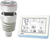 ECOWITT Wi-Fi Weather Station Kit WS3801, Includes WS90 Outdoor Sensor Array and WS3800 7.5'' Large LCD Display Console, Supports IoT, 915 MHz