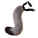 PPFINE Faux Fur Fox Costume Tail Adult/Teen Cosplay Halloween Christmas Party Costume One Size