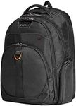 EVERKI Atlas Business Laptop Backpack, 11-Inch to 15.6-Inch Adjustable Compartment, Men or Women, Travel Friendly (EKP121S15), Black