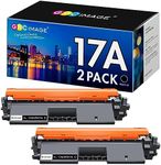 GPC Image 17A CF217A Toner Cartridge Replacement for HP 17A CF217A Toner to use with Laserjet Pro M102w M130nw M130fw M130fn M102a M130a Laserjet Pro MFP M130 M102 Series Printer (2-Black) with Chip