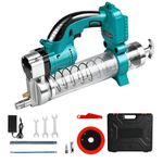 Bekasa Electric Grease Gun for Makita 18V Battery, 12000PSI High-Efficiency Cordless Grease Gun with LED Light, 50cm Flexible Hose and Storage Case, for Truck, Construction, Farm (No Battery)