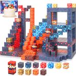 COOLJOYA Magnetic Tiles for kids Boys and Girls Aged 3 4 5 6 7 8 Years Old | Magnetic Building Blocks 54PCS Construction Toys | Build Mine Magnets World Set | Magnetic Construction Cube Toys Gift