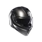 AGV Streetmodular ECE 22-06 Mono, Modular Helmet, Flip Up Motorcycle Helmet ECE 22-06 P/J With Sun Visor, Matt Asfalto Grey, XL