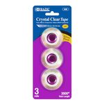 BAZIC 3/4" X 1000" Crystal Clear Tape Refill (3/Pack)