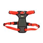 Coastal Pet Walk Right Front - Connect No More Pull Padded Dog Harness - Red MED (20"-30")