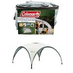 Coleman Gazebo Event Shelter L Including Side Panel with Door and Window, Garden and Camping, Sturdy Steel Poles Construction, Large Event Tent, Portable Sun Shelter with Sun Protection SPF 50+