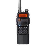 BAOFENG 5RX 5W 3800mAh Battery Ham Radio Long Range Handheld Two Way Radio 144-148Mhz,430-450Mhz Walkie Talkies,Aviation Band Receiving 2 Way Radio with Earpiece