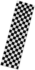 BlackWidow Skateboard Grip Tape 9" x 33" Longboard Cruiser Grip Tape, and Scooter Griptape, Non Slip Skate Board Grip Tape Ease to Apply - Checker