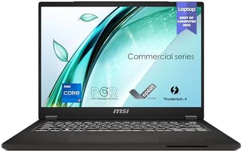 MSI Commercial 14 H Professional Laptop: 13th Gen Intel Core i7, 14” 60Hz Display, Intel Iris Xe, 32GB DDR4, 1TB NVMe SSD, Eco-Friendly, Fingerprint Reader, Win 11 Pro: A13MG vPro-008US