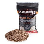 Manchester Barbecue Wood Pellets, Natural Wood Pellets, Pizza Oven Pellets, Authentic Taste, Flavour Blend, Premium Chemical Free Wood, For Pellet BBQ