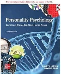 Personality Psychology: Domains of Knowledge About Human Nature ISE