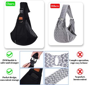 FDJASGY Small Dog Sling Carrier – Hands-Free Pet Travel Bag