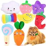 Dog Squeaky Toys 8 Pack, Puppy Plus