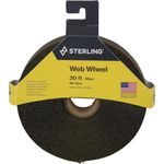 Sterling Ropes 1" Tubular Mil-Spec Webbing Wheel for Climbing and Search and Rescue - Olive - 30'