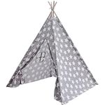 Benebomo Teepee tent for kids,Foldable Children's tent,Play tent,Tipi kids tent,India wigwam tent garden Indoor Outdoor,Gift Playhouse for kids,43 * 43 * 55in (Star)