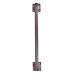 Adonai Hardware "Baara Brass Industrial Sliding Door Pull Handles (12" x 1 Pack, Oil Rubbed Bronze) for Vintage Wooden Barn Doors, Gates, Kitchen Cabinets, Furniture, Fences and Farmhouse