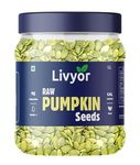 Livyor Raw Pumpkin Seeds for eating, Rich in Protein and Fiber Pumpkin Seeds (400g)