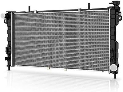 DWVO Radiator Complete Radiator Compatible with 2001-2004 Chrysler Town Country Plymouth Voyager, Compatible with 2001-2004 Dodge Caravan Grand Caravan 3.3L 3.8L 6 Cyl DWRD1011