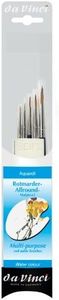 DA VINCI 5246 Series Multipurpose Red Sable Brush Set, Blue, White/Black, 30 x 30 x 30 cm