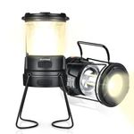 ELUTENG Solar Camping Lantern,Tent Lights,Family Emergency Battery Operated, Type C Charging,Camping Equipment Solar Rechargeable Survival Kit for Storm,Outages,Outdoor Portable Lantern[Collapsible]