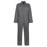 Mens Zip Fasten Durable Workwear Coveralls All-in-One Boiler Suit Overall Dungarees Work Utility Uniform for Garage Carpenter Garden Mechanic