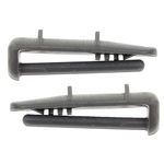 Replacement Rail End Caps for BLOMBERG & BEKO Dishwashers, Part 1880580400 - Pack of 2