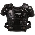 Champion Sports 15" Outside Plastic Shield Pro Model Umpire Chest Protector - Soft Foam Padded Chest Protector - Adult