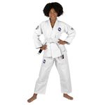 Sanabul NASA KIDS BJJ Jiu Jitsu Gi (See Special Sizing Guide) (Lunar White, K3)