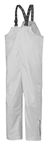 Helly-Hansen Workwear Waterproof Processing Bib Pants for Men Made from PVC-Coated Polyester with Adjustable Suspenders, White - Medium