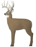 Field Logic GlenDel Buck 3D Archery Target with Replaceable Insert Core, GlenDel Buck w/4-sided insert, Brown