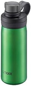 Tiger Thermos Water Bottle, 16.9 fl oz (500 ml), Vacuum Insulated Carbonated Bottle, Stainless Steel Bottle, Sports Drinks, Beer OK, Cold Insulation, Growler, MTA-T050GE, Emerald (Green)