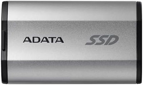 ADATA SD810 4000G Portable External Solid State Drive - Up to 2000MB/s, USB 3.2 Gen 2x2, USB-C, IP68 Water Resistance, Reliable Storage for Gaming, Students, Professionals, SD810-4000G-CSG