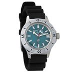 Vostok Amphibian Scuba Dude Automatic Mens Wristwatch Self-Winding Military Diver Amphibia Ministry Case Wrist Watch #120059/120378 (120059 Blue dots)