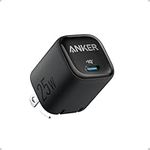 Anker 25W USB C Charger Block, Compact and Foldable, Supports PPS Fast Charging for Galaxy S24/Z Fold/Z Flip/Tab, iPhone, iPad (Cable Not Included)