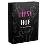 Tipsy Hoe Girl's Night Game - Ladies Night Game for Party Nights, Bachelorette Parties and Bridal Shower Game - Drinking Games - (A Girls Night Drinking Game)