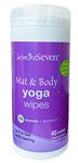 Yoga Wipes for Mat & Body - Natural Lavender + Tea Tree - by Jasmine Seven - Great gift for Yogis, Smells Wonderful