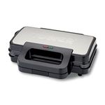 Tower T27031 Deep Filled Sandwich Maker with Non-Stick Coated Plate and Automatic Temperature Control, 900W, Stainless Steel