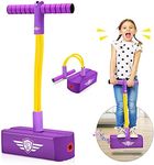 Toyzey Toys for 3 4 5 6 7 8 9 10 11 12 yr Old Girls boys, Pogo Sticks for Girls boys Outdoor Garden Games for 3-10 yr Olds Kids Toys Age 3-12 Children for 3-12 yr Old Girls boys Sensory Toys Purple